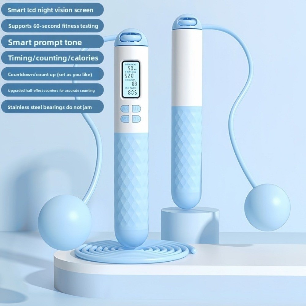 Portable Cordless Ropeless Jum - Smart Jump Rope Digital Counter review and price