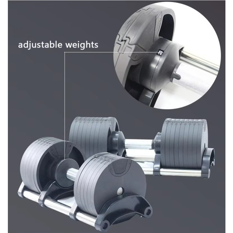 Gym Fitness Equipment 20kg 24k - Adjustable Dumbbell Pair 40Kg review and price